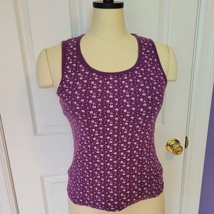 💥3/$15💥 Purple floral No Boundaries tank top